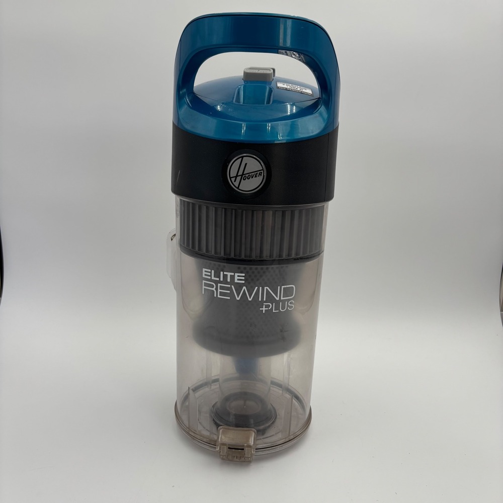 Hoover Elite Rewind Plus Dirt Cup Assembly Blue Excellent Replacement Part